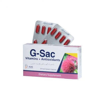 G - SAC 30 CAPSULES - جي ساك 30 كبسولة | مكمل غذائي لحماية ودعم وظائف الكبد | كبسولات | تجديد خلايا الكبد ومضاد للاكسدة