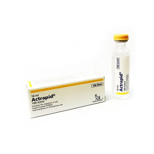 INSULIN ACTRAPID 100 UNIT - انسولين اكتراپيد 100 وحدة | 100 وحدة دولية / مل | حقن | السيطرة السريعة على مستويات السكر في الدم لمرضى السكري
