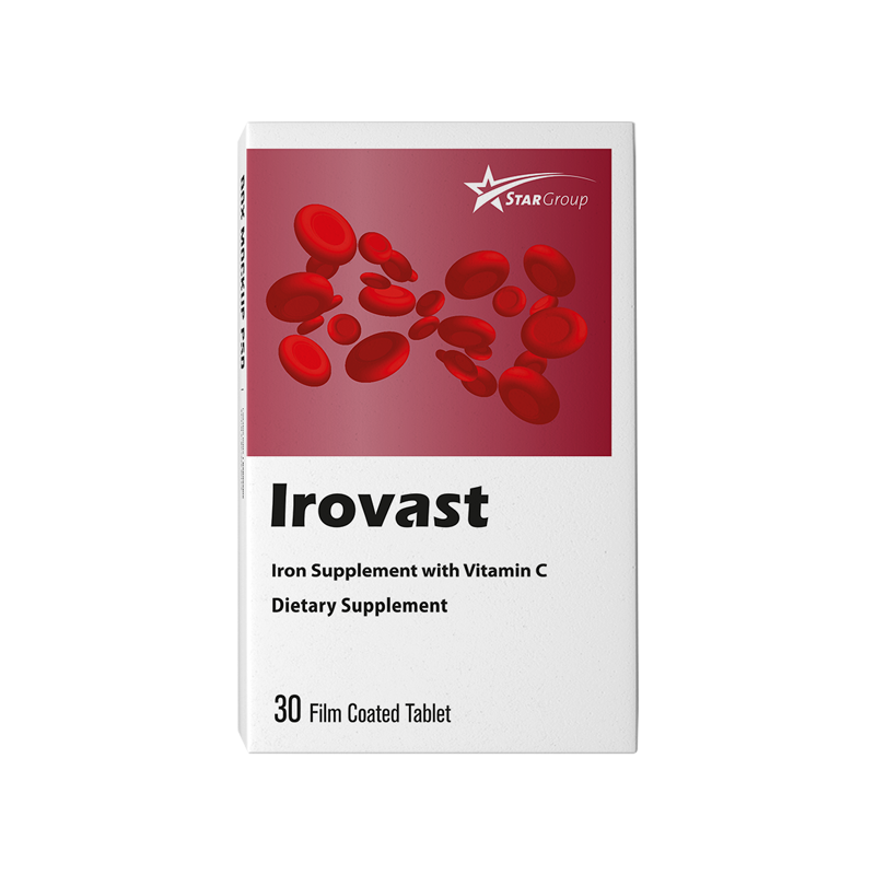 IROVAST 30TABLET - ايروفاست 30 قرص  | اقراص | خفض مستويات الكوليسترول الضار والدهون الثلاثية وحماية القلب