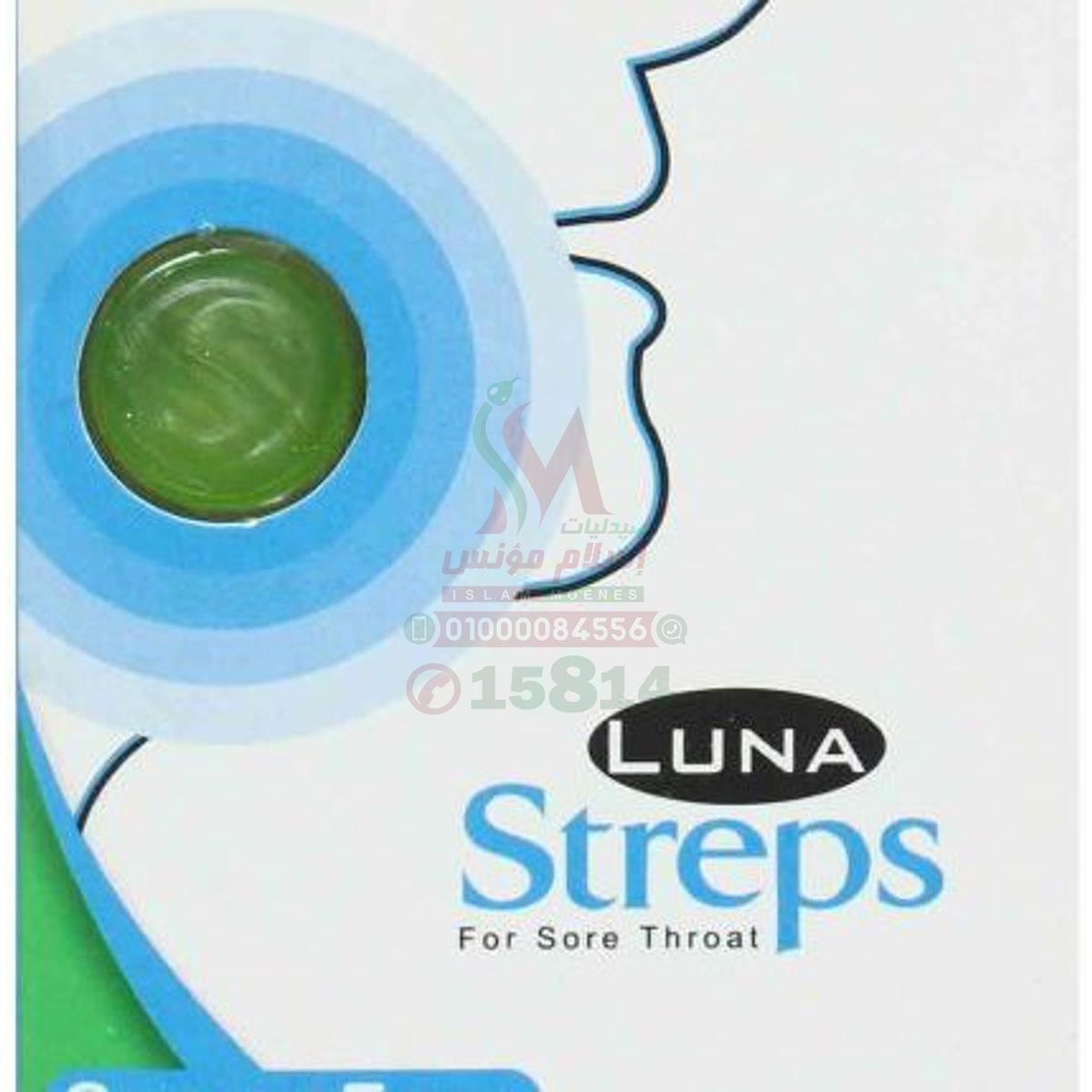 LUNA STREPS LEMON 24LOZENGES