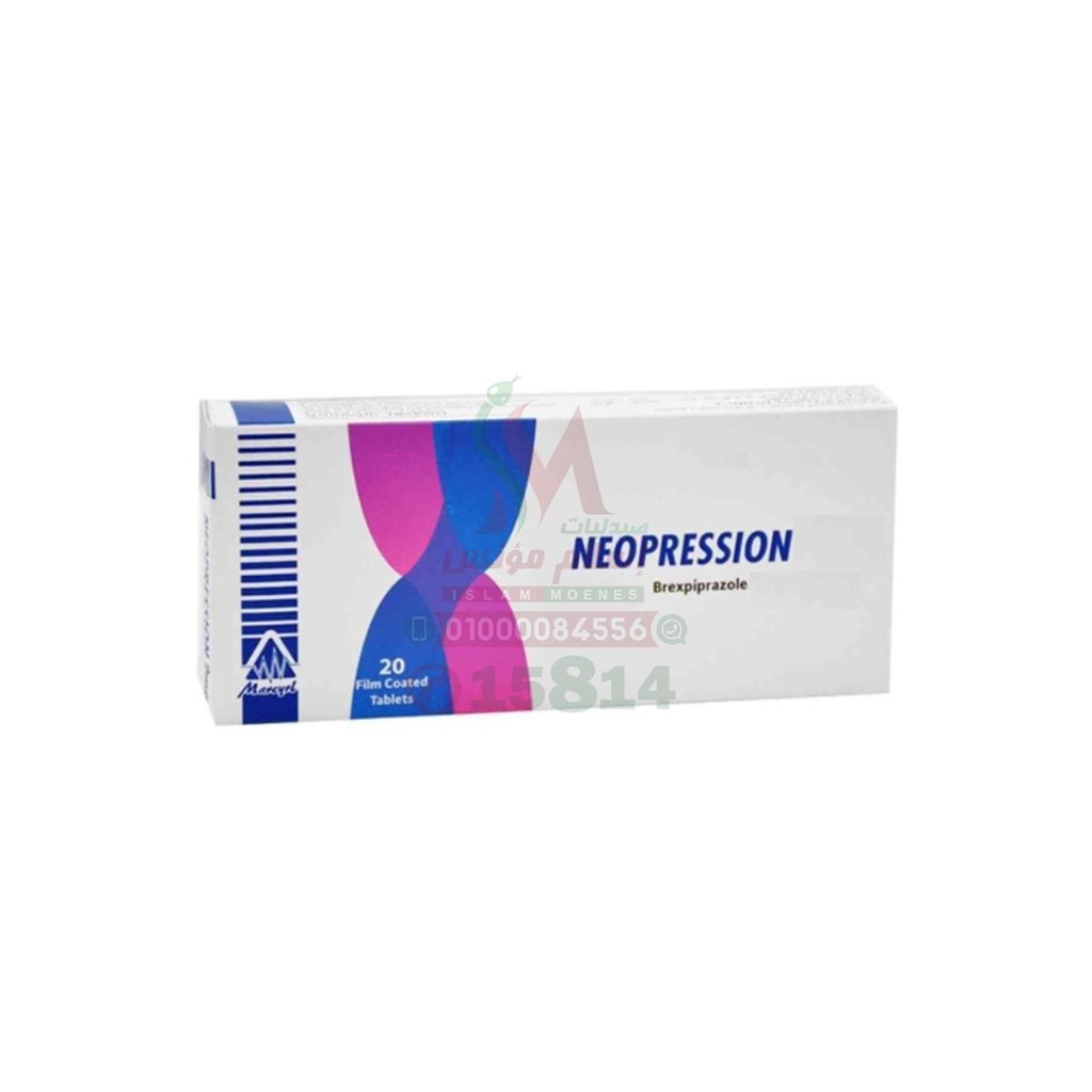 NEOPRESSION 2MG 20TAB - نيوبريشن 2 مجم 20 قرص | 2mg | اقراص | علاج الذهان والدعم المساعد لعلاج الاكتئاب الحاد