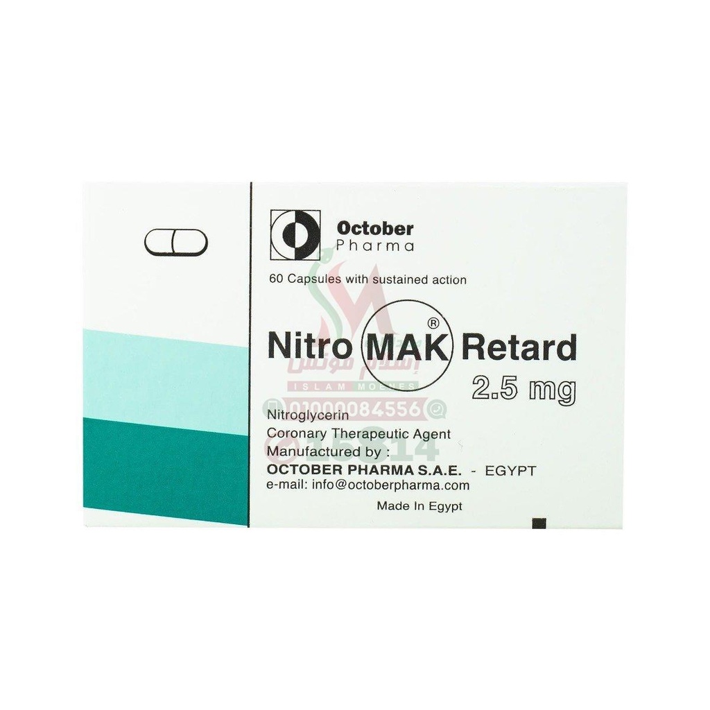 [8897] NITRO MAK RETARD 2.5MG 60 CAP
