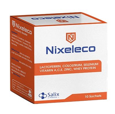 [70105] Nixeleco 10 sachets - نيكسيليكو 10 اكياس | 10 اكياس | اكياس | تعزيز وتقوية مناعة الجسم ومقاومة العدوى التنفسية والمعوية