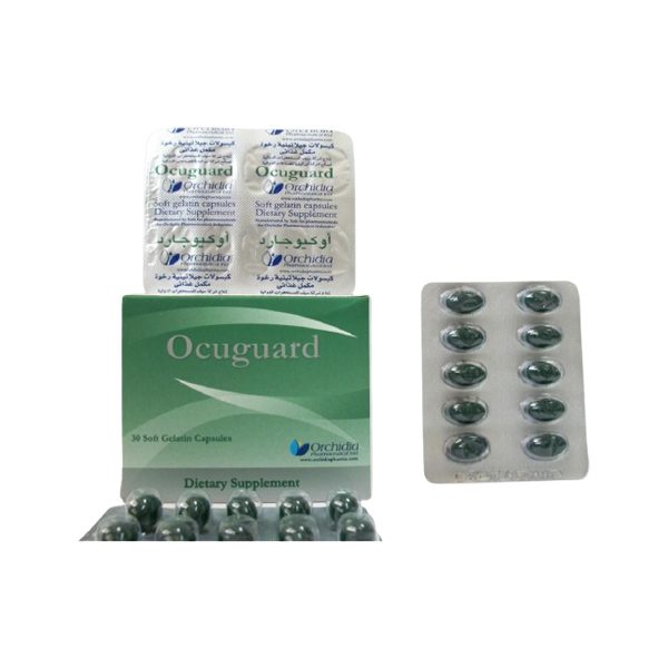 OCUGUARD CAP - اوكوجارد كبسول | 30 كبسولة | مكمل غذائى كبسولات | حماية العين ودعم حدة الابصار