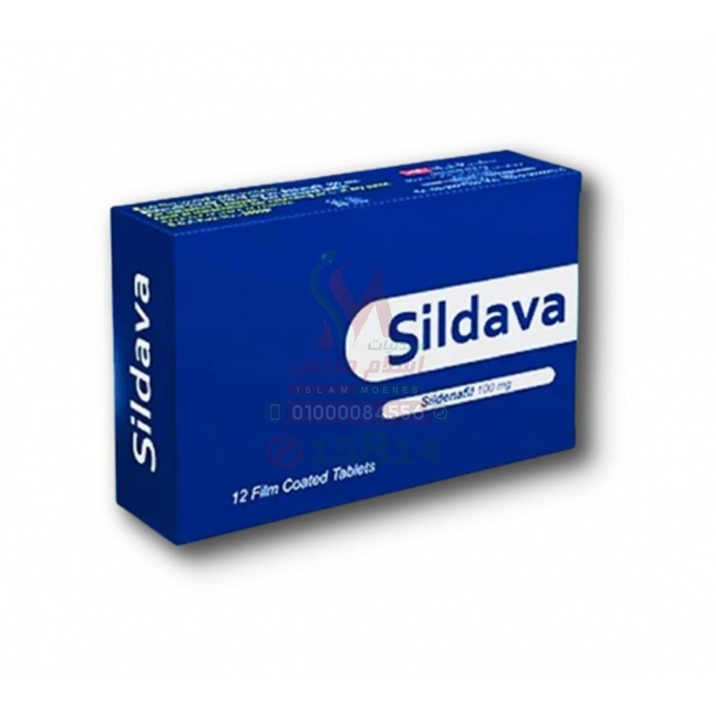 [54834] SILDAVA 100 MG 12 TAB - سيلدافا 100 مجم 12 قرص | 100 مجم | اقراص مغلفة | علاج ضعف الانتصاب وتحسين القدرة الحيوية للرجال