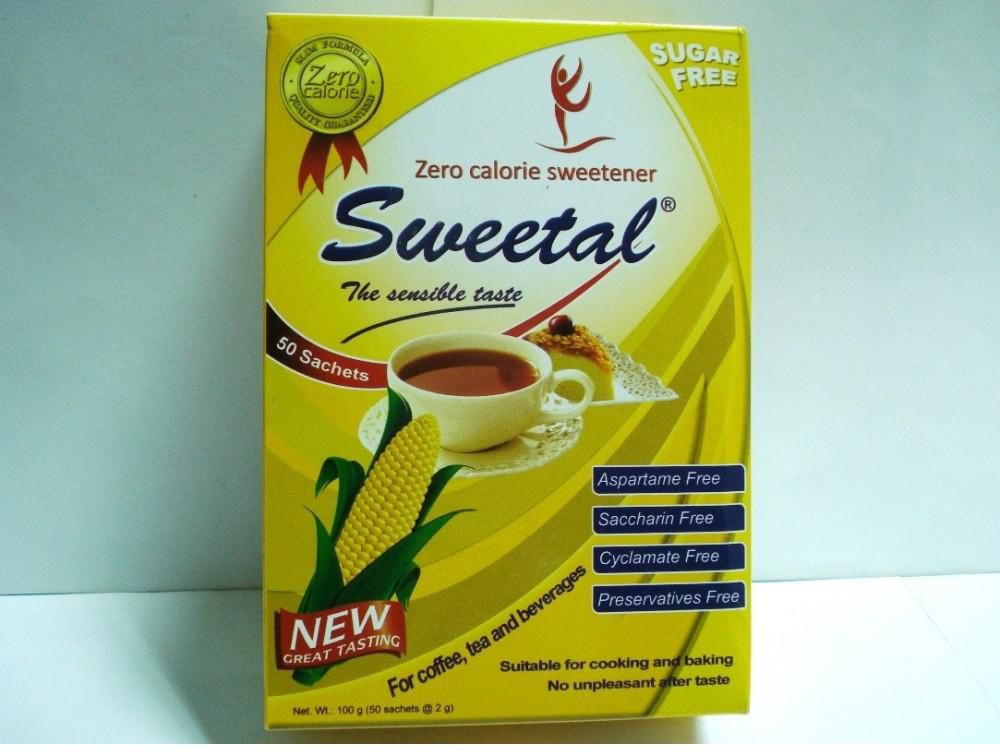 [56544] SWEETAL 50 SACHETS 100 G - سويتال | 50 كيس 100 جم | اكياس | بديل السكر صفر سعرات حرارية للدايت ومرضى السكر