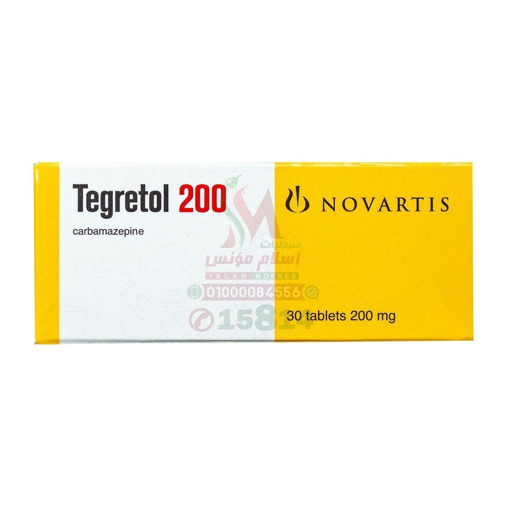 [27163] TEGRETOL 200 MG 30 TABLETS - تجريتول | 200 مجم 30 قرص | اقراص | السيطرة على نوبات الصرع وتخفيف الام العصب الخامس وتنظيم المزاج