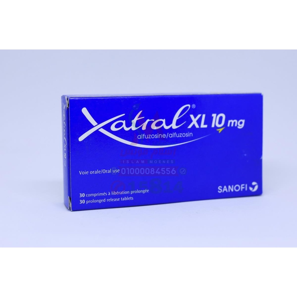 [58579] XATRAL XL 10 MG 30 TAB - زاتيرال اكس ال 10 مجم 30 قرص | 10 مجم | اقراص ممتدة المفعول | علاج تضخم البروستاتا وتحسين تدفق البول