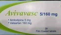 avivavasc 5/160 mg 28 tab