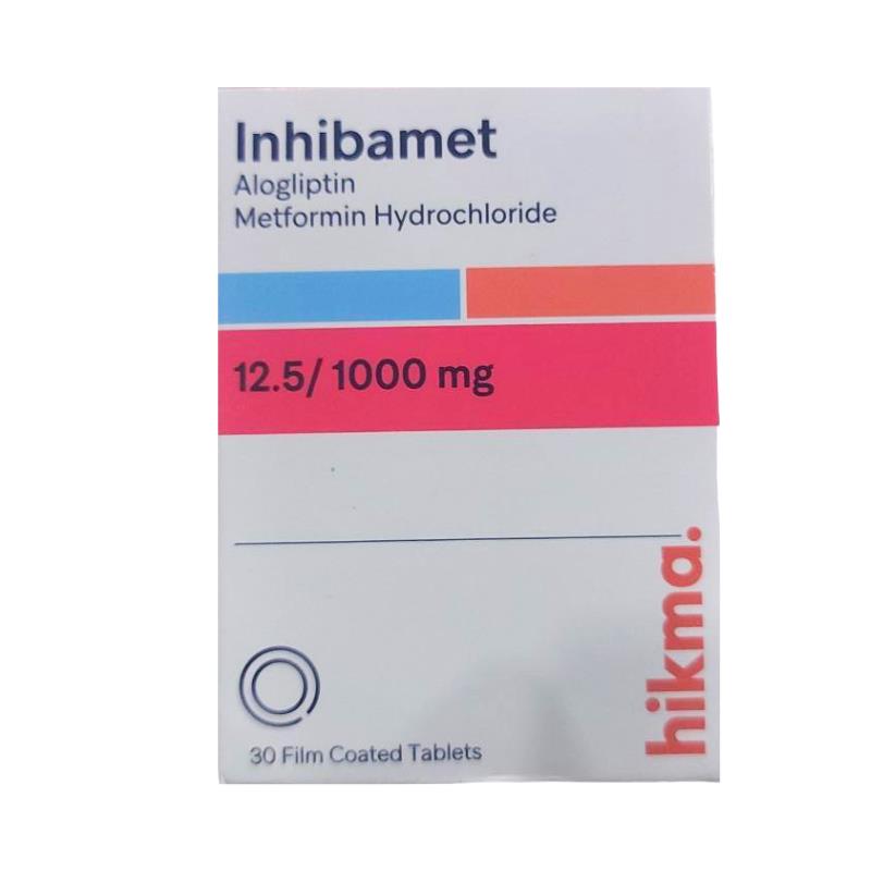 INHIBAMET 12.5 / 500 mg 30 TAB - انهيبامت | 30 قرص لضبط مستويات السكر في الدم وتنظيم التراكمي
