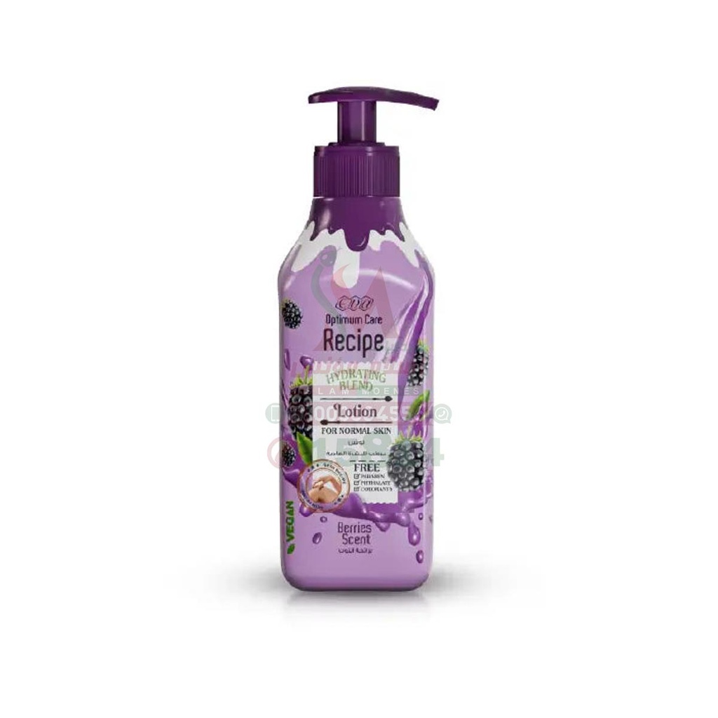 [78785] EVA RECIPE BERRIES LOTION 370 ML - لوشن ايفا ريسيبى بالتوت | 370 مل | لوشن | لترطيب وتنعيم الجسم