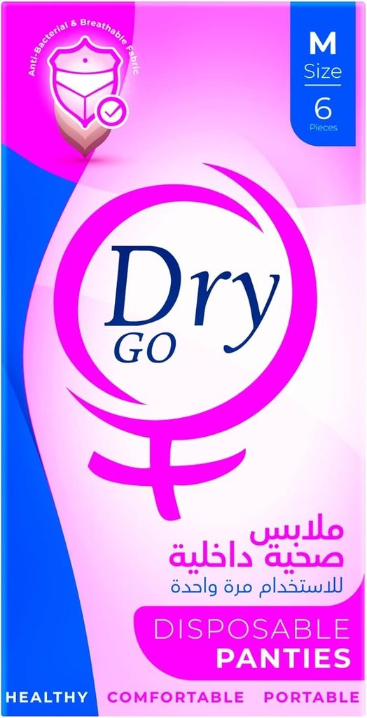 [78846] Dry Go Disposable Panties medium 6pcs