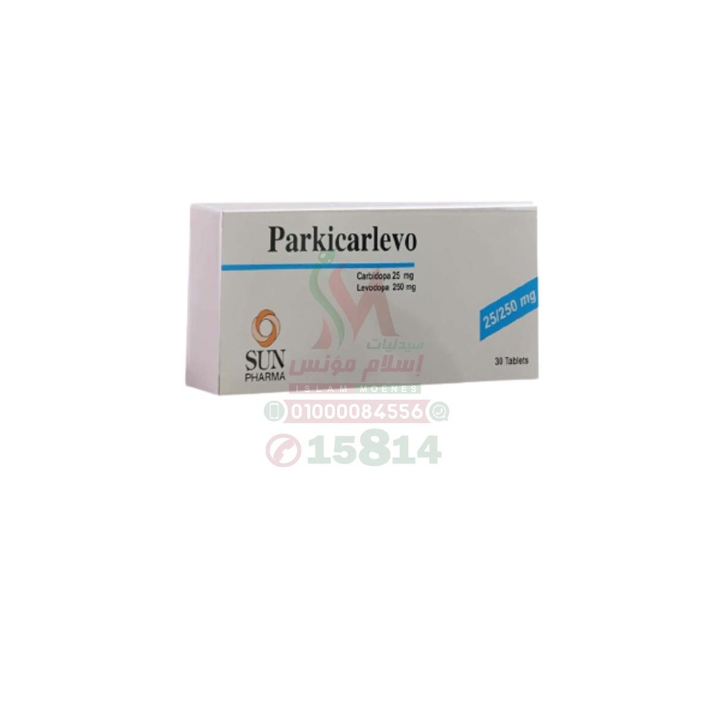 PARKICARLEVO 25-250 MG 30 TAB