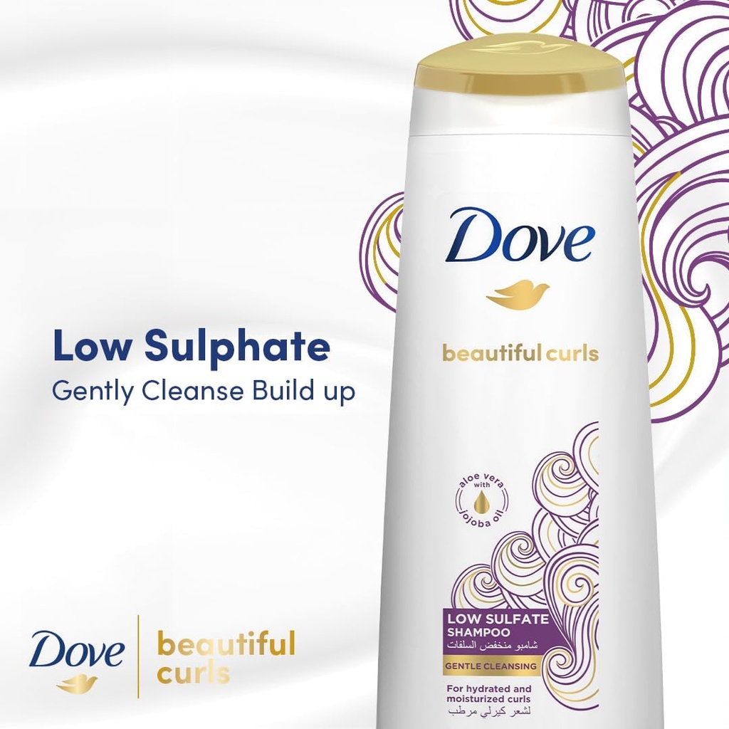 [78896] DOVE LOW SULFATE SHAMPOO CURLY HAIR 350ML