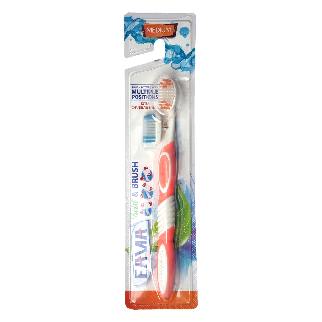 [54464] EAMA TWIST BRUSH MEDIUM فرشاة اسنان