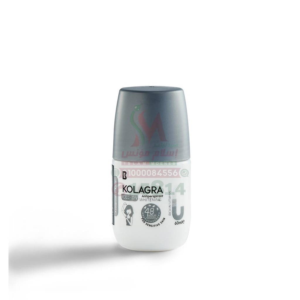 [78899] kolagra whitening vit c fragrance fre roll on 60ml