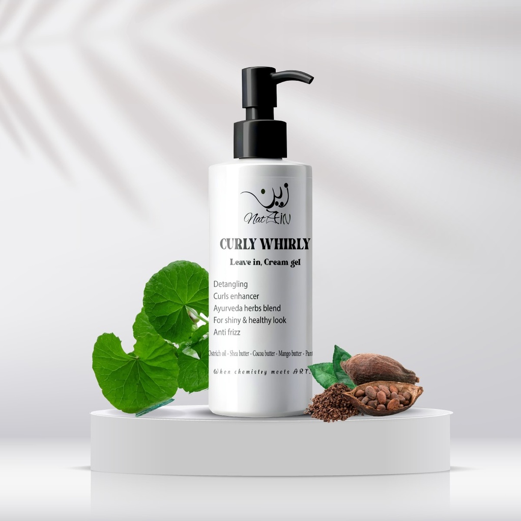 [79060] zein curly hair leave in biotin & shea 200gm