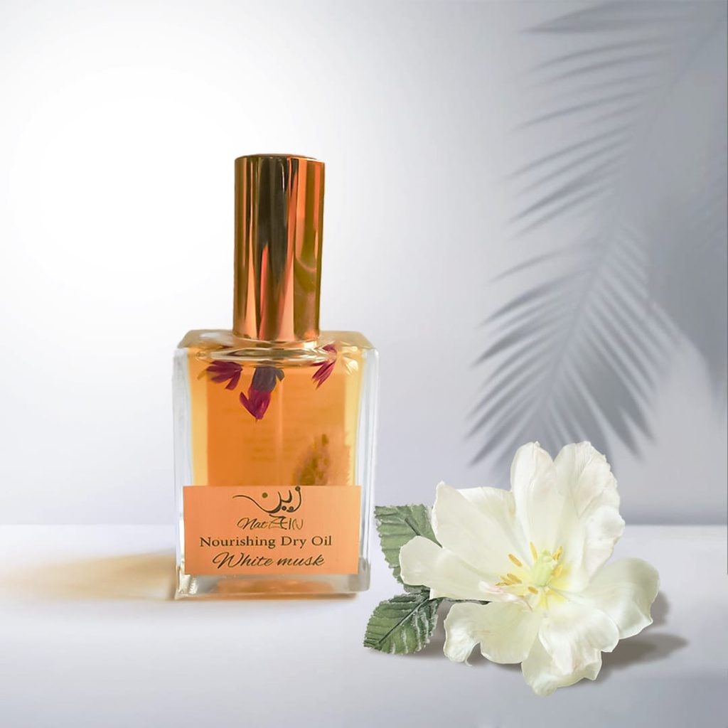 [79040] zein dry body oil white musk 50ml