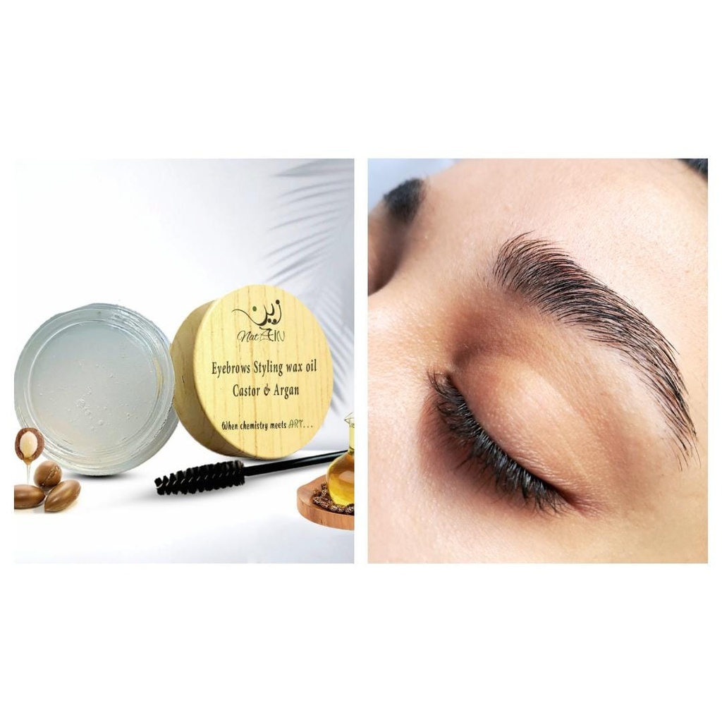 [79074] zein eye brows styling wax oil +free brush 20ml