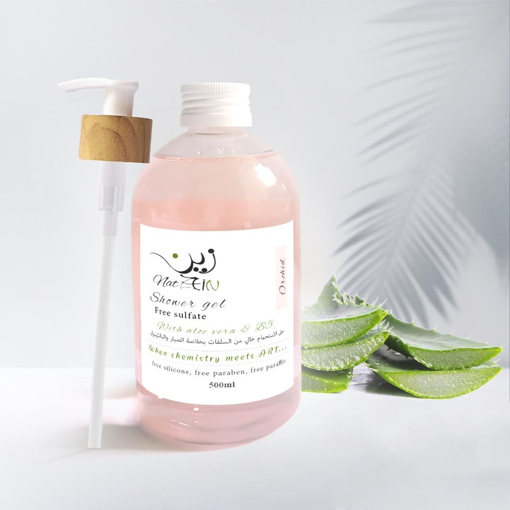[79025] zein shower gel alovera glycerin orchaid &  panth 500ml