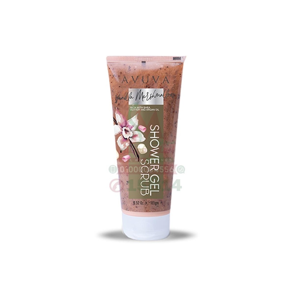 Avuva Shower Gel scrub vanilla marshmello 253ml