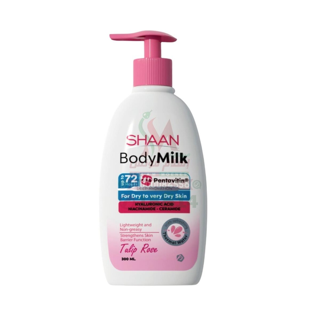 shaan body milk tulip tose 300 ml