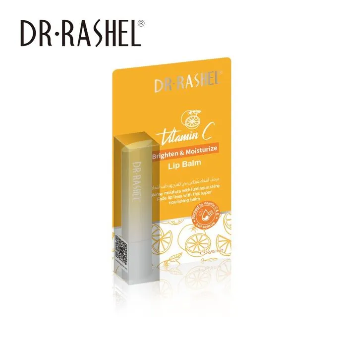 DR RASHEL LIP BALM VITAMIN C 3 GM - دكتور راشيل مرطب شفاة بفيتامين سي | لتفتيح وترطيب الشفاة ومنع الاسمرار