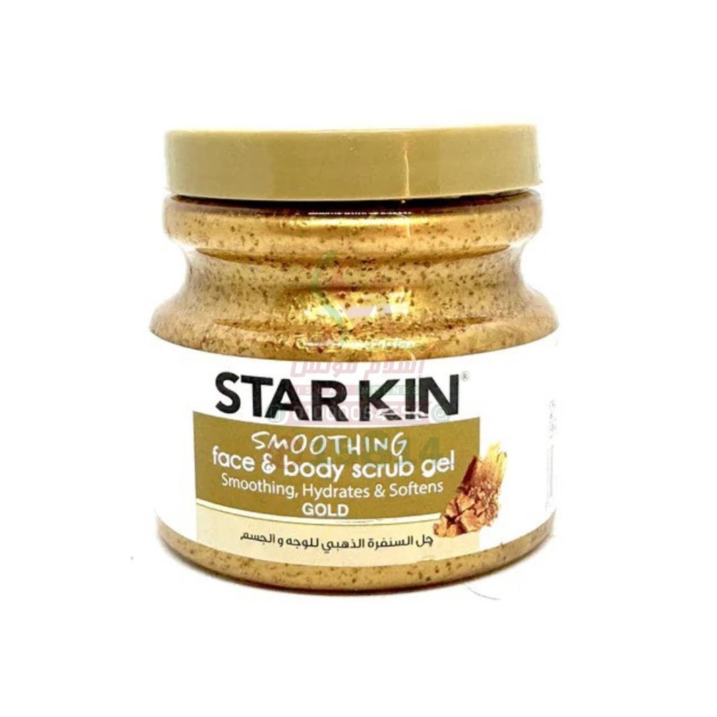 [79522] starkin smoothing face and body scrub gel gold