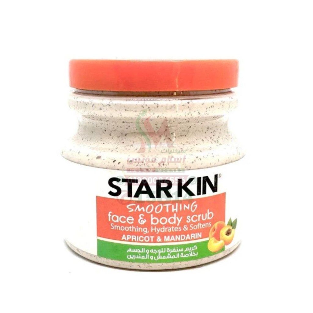 [79305] starkin soothing face&body apricot scrub 300g