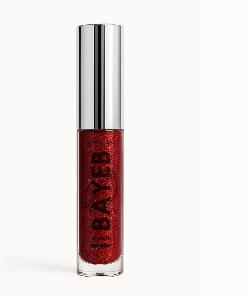 [79475] DE OC BAYEB LIP GLOSS HOT RED 5 ML - دي اوك بايب ملمع شفاه هوت ريد ملمع ومكبر للشفاة ومنع الجفاف