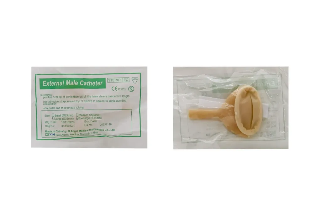 [54738] EXTERNAL CATHETER - قسطرة خارجية | مقاسات متعددة | مستلزم طبى | لتصريف البول خارجيا