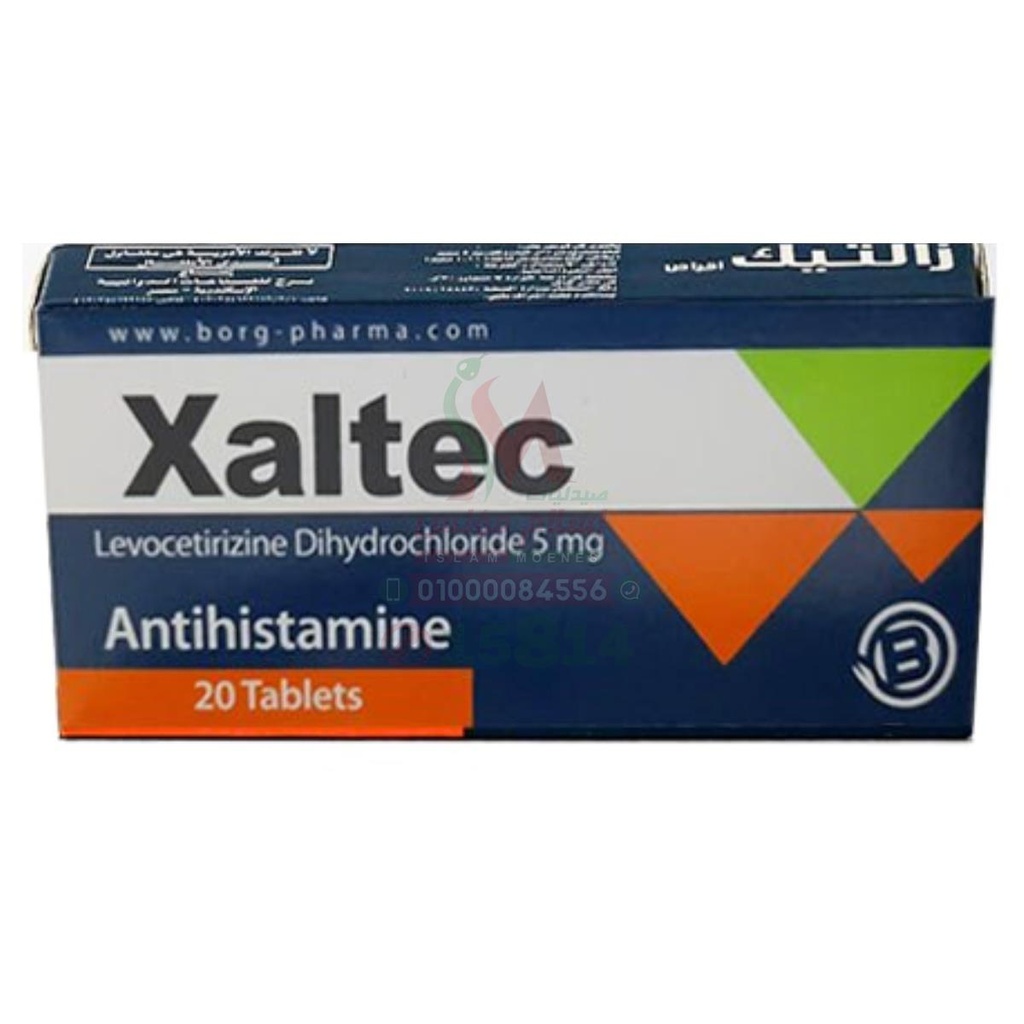 xaltec 5 mg 20 tablets