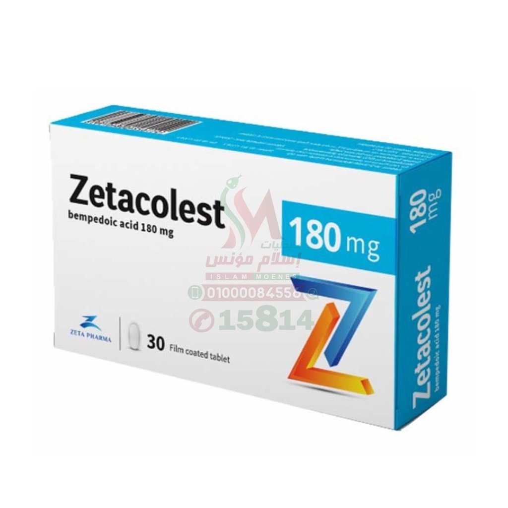 zetacolest 180mg 30 tab