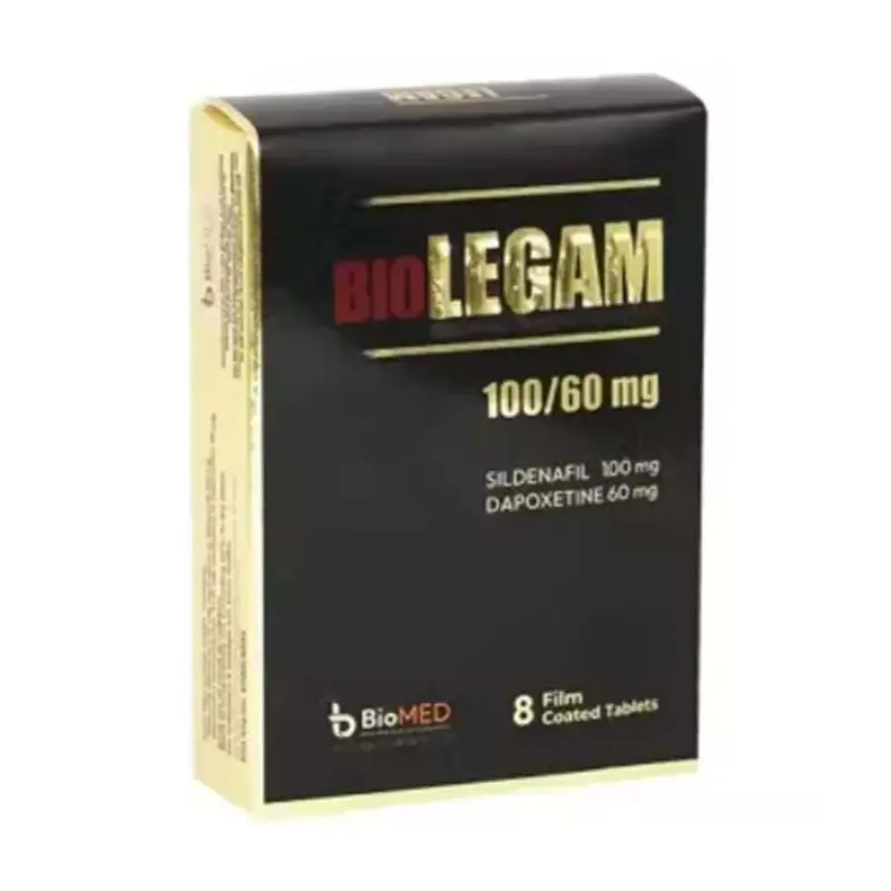 [79922] BIOLEGAM 100-60 MG 8 TAB - بايو لجام 100/60 مجم | اقراص | لعلاج ضعف الانتصاب وسرعة القذف