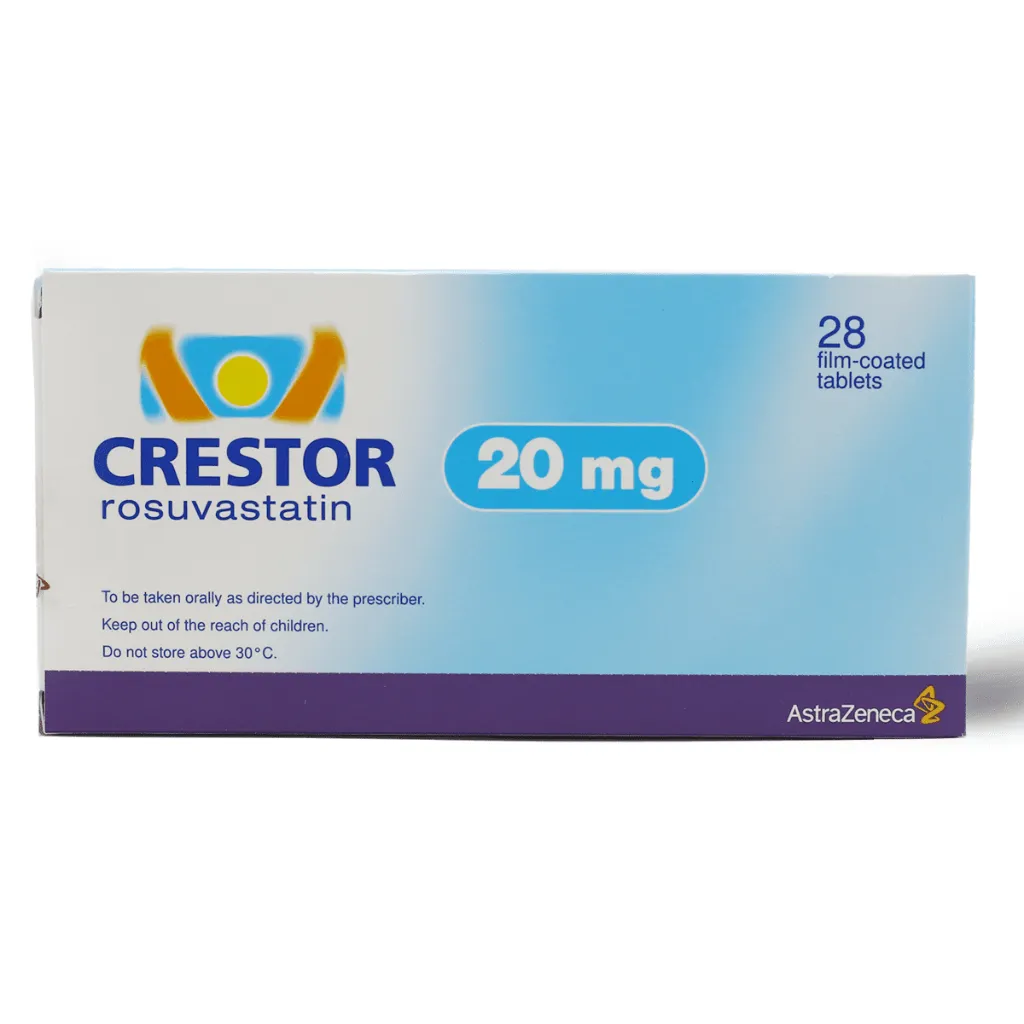 CRESTOR 20 MG 28 TAB 4 STRIP - كريستور 20 مجم | اقراص لخفص نسبة الكوليسترول والدهون الثلاثية في الدم