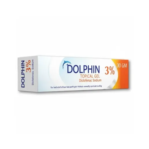 [47566] DOLPHIN 3% TOPICAL GEL - دولفين 3% | جل موضعي لتسكين الام المفاصل والعضلات و | مضاد للالتهابات
