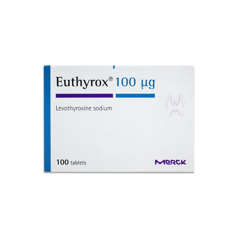 [79941] EUTHYROX 100 MIC 100 TAB 4 STRIP - يوثيروكس 100 ميكروجرام | اقراص | لعلاج خمول الغدة الدرقية وتعويض الهرمون الطبيعي 100 قرص