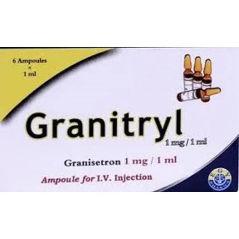 GRANITRYL 3 MG 6 AMP - جرانيتريل | 3 مجم 6 امبولات | امبولات | لمنع الغثيان والقيء الحاد