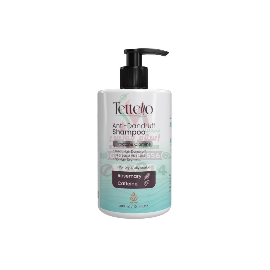 [80145] tettelo anti dandruff shampoo 300ml