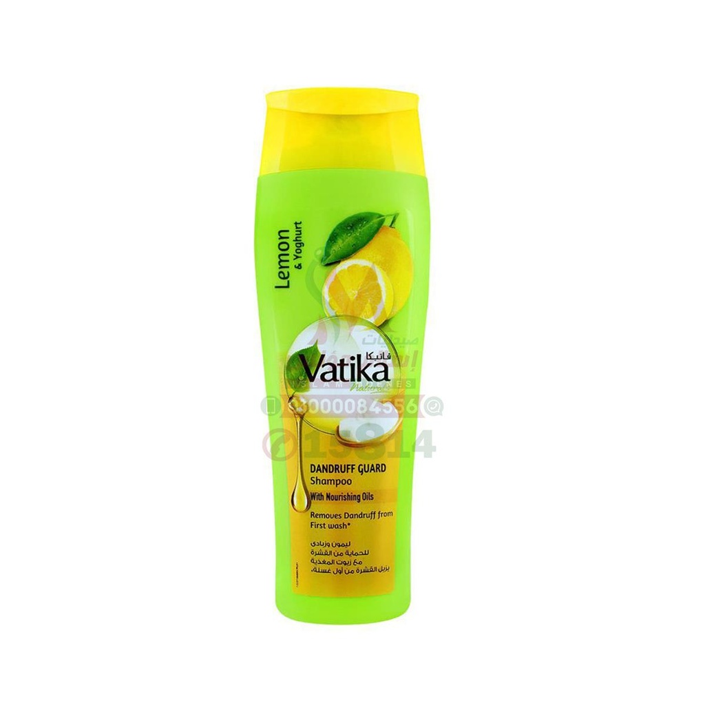 [80026] vatika dandruff guard shampoo lemon 360 ml