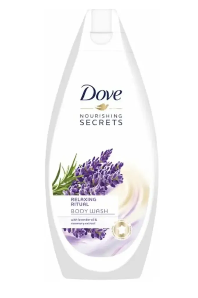 DOVE BODY WASH LAVENDER OIL -ROSEMARY EXTRA 500 ML - دوف | غسول الجسم بزيت اللافندر ومستخلص الروزماري | لترطيب وتجديد البشرة 500 مل