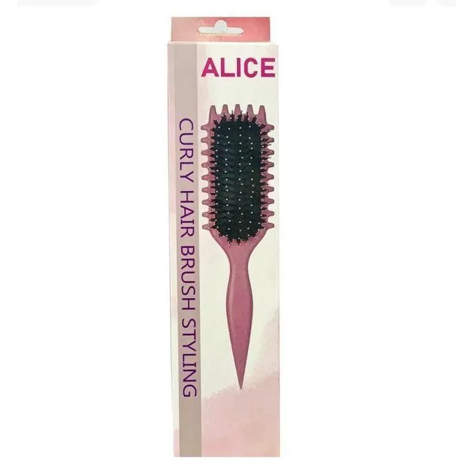 [79803] ALICE CURLY HAIR BRUSH - اليس فرشاة تصفيف الشعر الكيرلي لتحديد الخصلات ومنع التشابك
