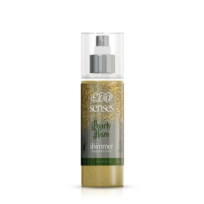 [80213] EVA SENSES PESRLY HAZE SHIMMER MIST 150 ML - ايفا سينسز بيرلي هيدز معطر الجسم اللامع لتعطير ومنح البشرة بريقا لؤلؤيا جذابا 150 مل