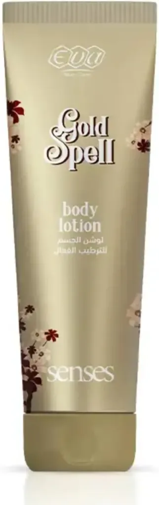 [80201] EVA SKIN CARE SENSES BOBY LOTION GOLD SPELL 240 ML - ايفا سكين كير سينسز | لوشن للجسم برائحة جولد سبيل | لترطيب وتنعيم البشرة 240 مل