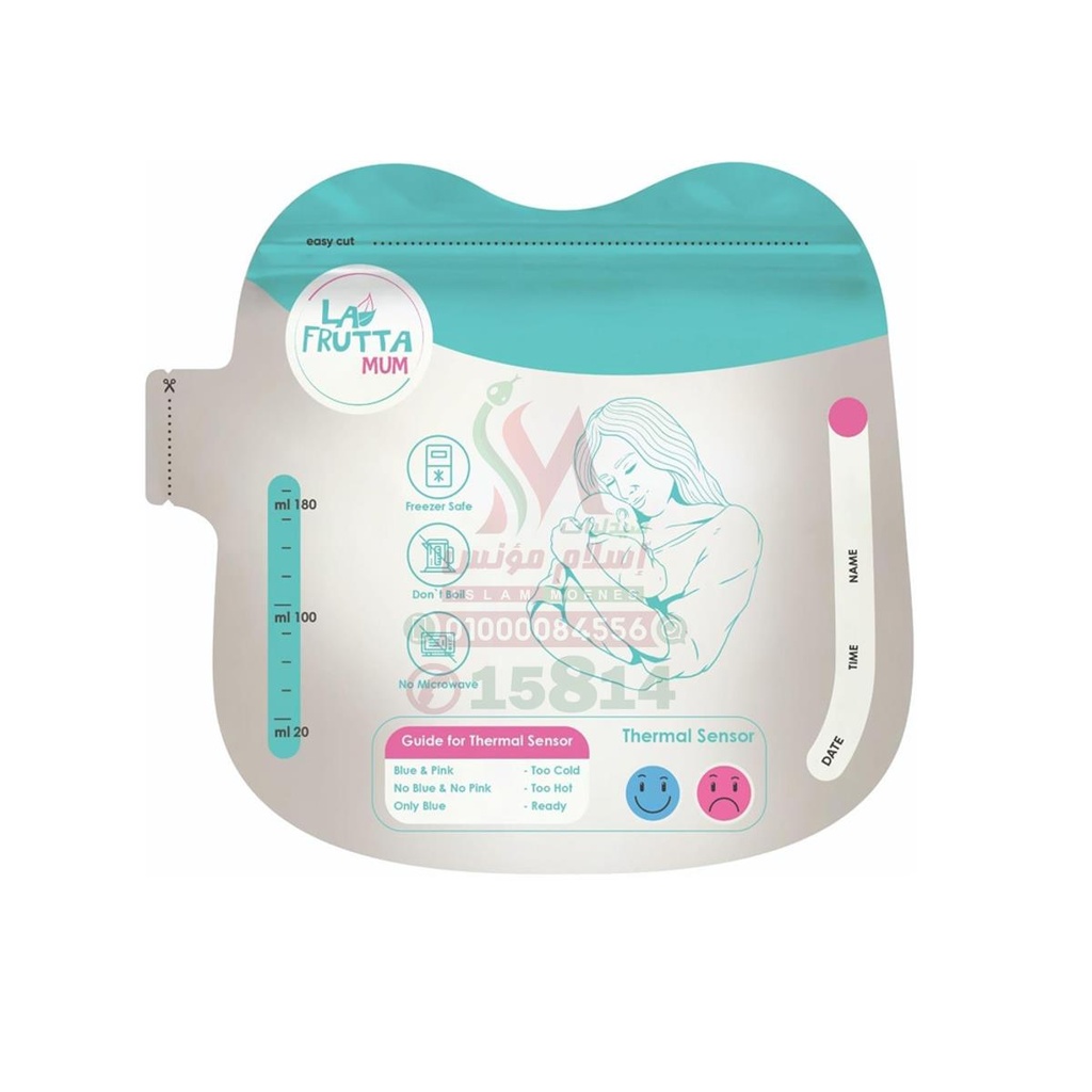 lafrutta breast milk storage bags 18bags 180ml