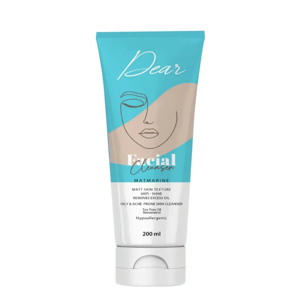 [79607] DEAR FACIAL CLEANSER 200 ML - دير | غسول للوجه لتنظيف البشرة وتنقية المسام من الشوائب 200 ملل