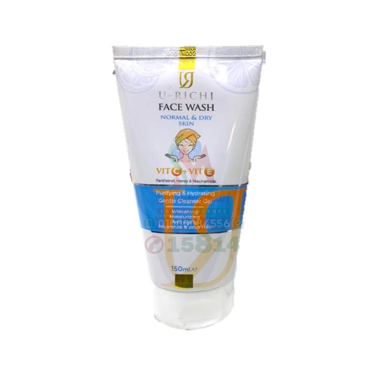 U richi face wash normal dry skin 150ml