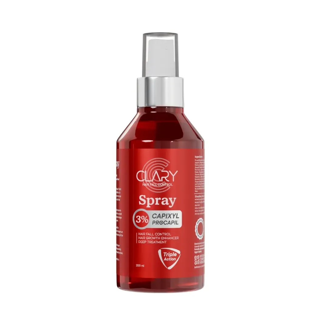 [79801] CLARY SPRAY HAIR FALL CONTROL 200 ML - سبراي كلاري لمقاومة تساقط الشعر وتحفيز النمو
