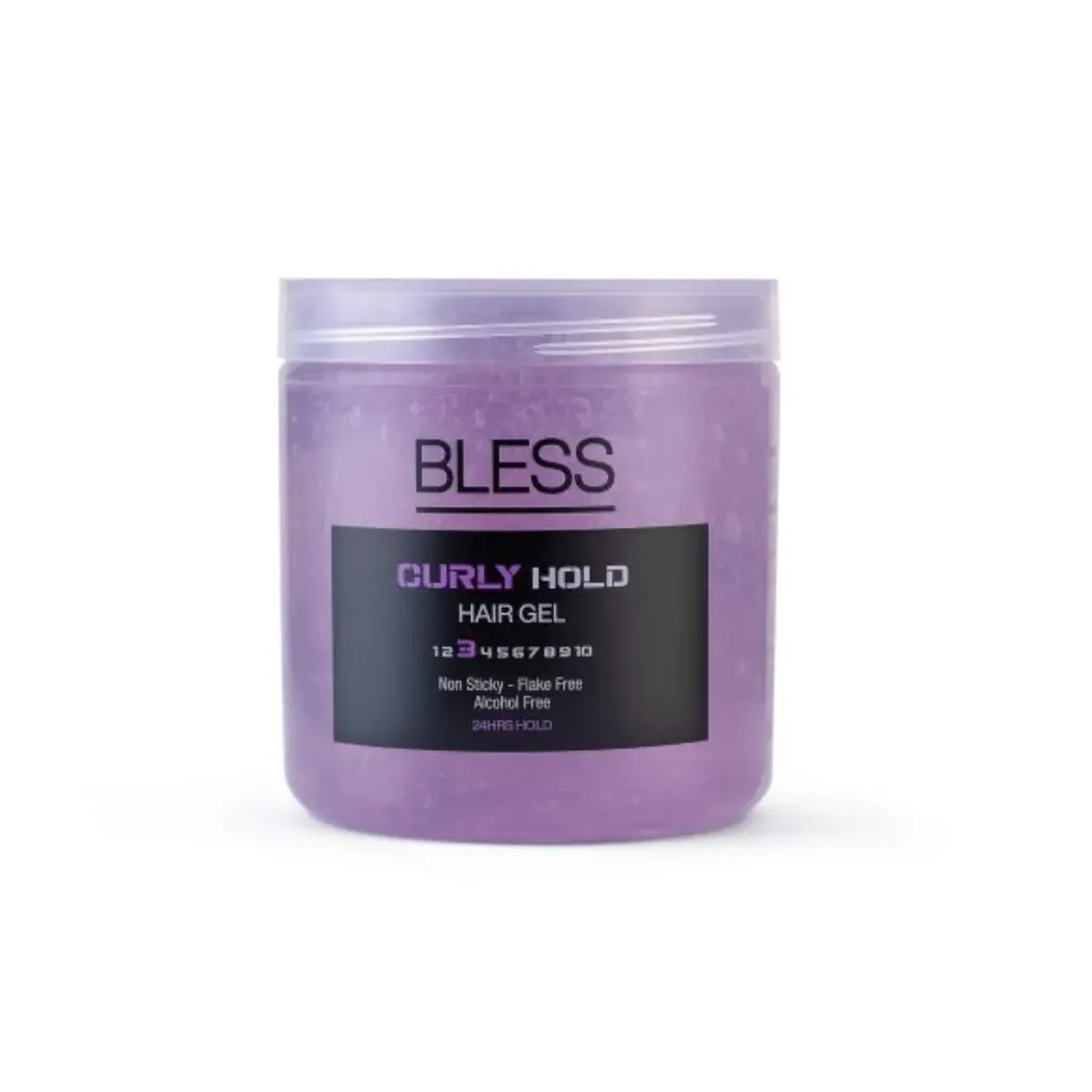 [80039] BLESS CURLY HOLD HAIR GEL 250 ML - بليس كيرلي هولد | 250 مل | جل صفيفي | تحديد تموجات الشعر