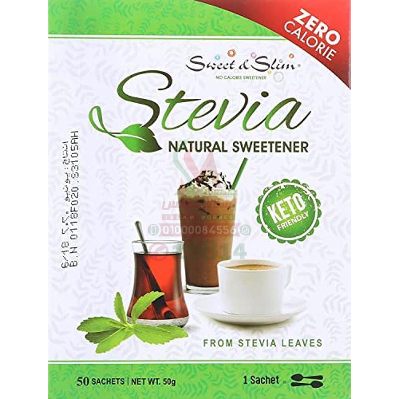 SWEET&SLIM 2tsp stevia 50 sachets